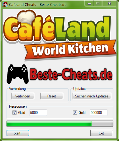 Cafeland Cheats - Geld und Gold