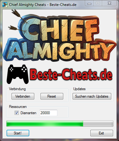 Chief Almighty Cheats - unendlich Diamanten