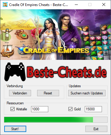 cradle of empires - unendlich kristalle und gold cheats