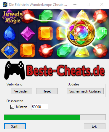 die edelstein wunderlampe cheats - münzen