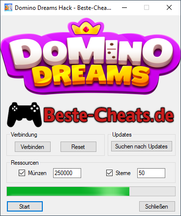 Unendlich viele Münzen und Sterne mit Domino Dreams Hack bekommen