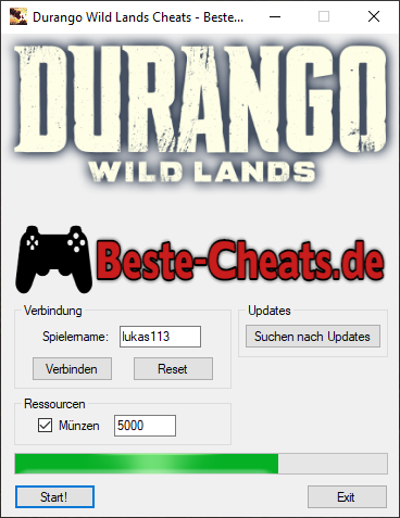 durango wild lands münzen cheats