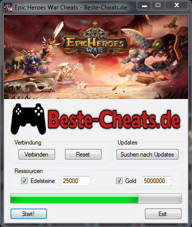 epic heroes war cheats