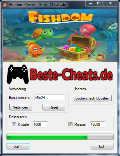 Fishdom Cheats - Kristalle und Münzen