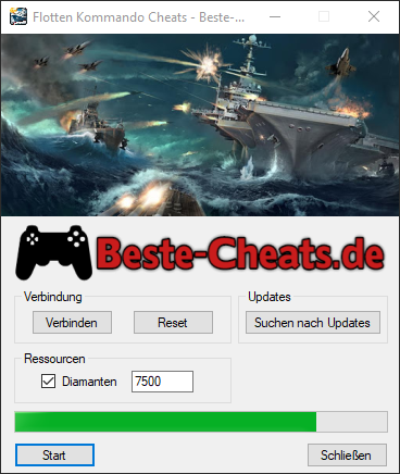 Mehr Diamanten mit Flotten Kommando Cheats bekommen