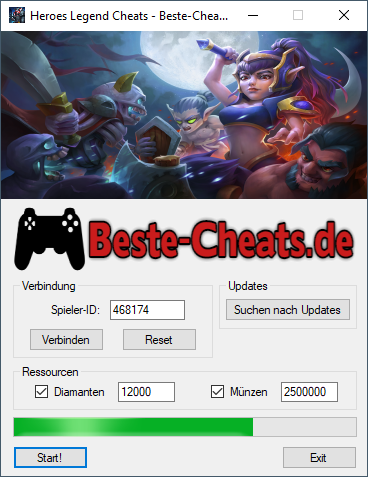 heroes legend cheats diamanten und münzen