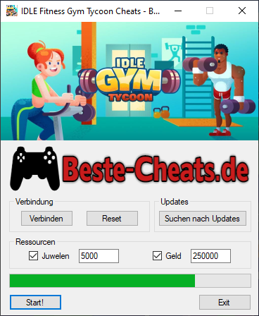 IDLE Fitness Gym Tycoon Cheats - unendlich Juwelen und Geld