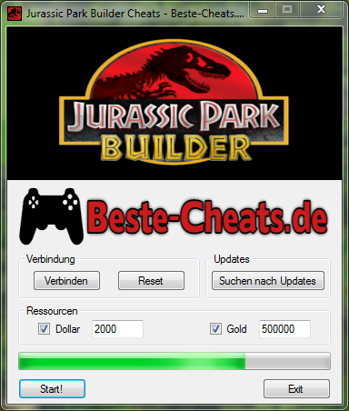 jurassic park builder cheats