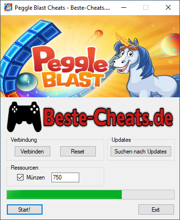 peggle blast cheats münzen