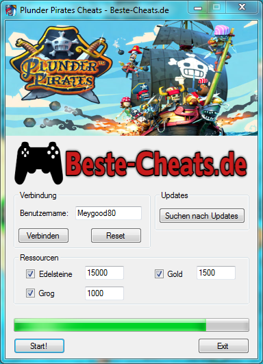 Plunder Pirates Cheats - Edelsteine, Gold und Grog