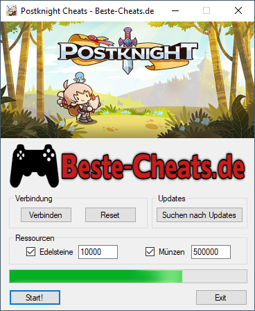 Verwenden Sie die Postknight Cheats, um zu Ihrem Spiel mehr Münzen und Edelsteine hinzuzufügen.