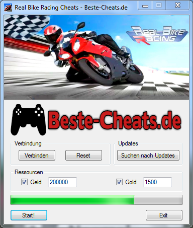 real bike racing cheats gold und geld
