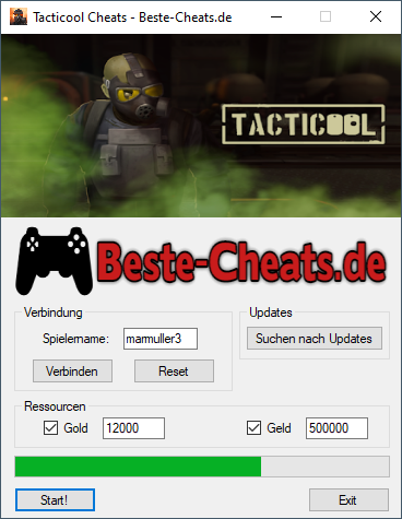 Tacticool Cheats - Gold und Geld