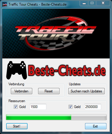 traffic tour cheats