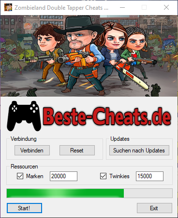 Zombieland Double Tapper Cheats - Marken und Twinkies