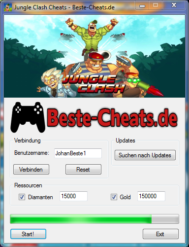 das beste Jungle Clash Cheats - unendlich Diamanten und Gold bekommen